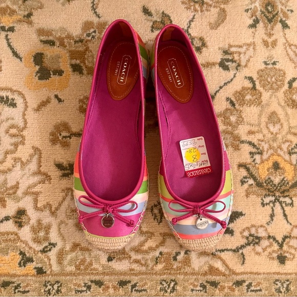 coach striped espadrilles - Picture 1 of 5